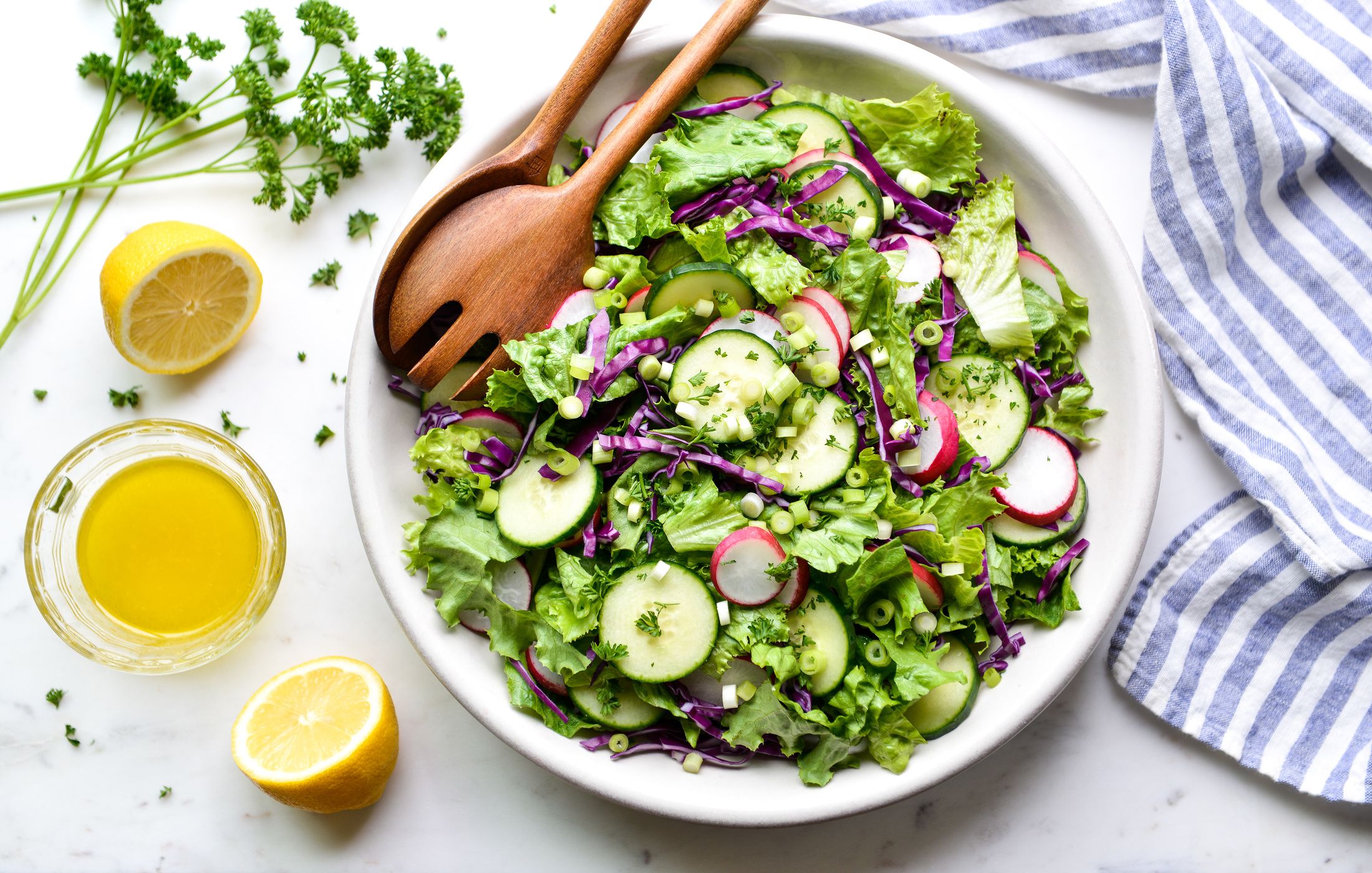 Simple Dinner Salad | Nourishing Meals®